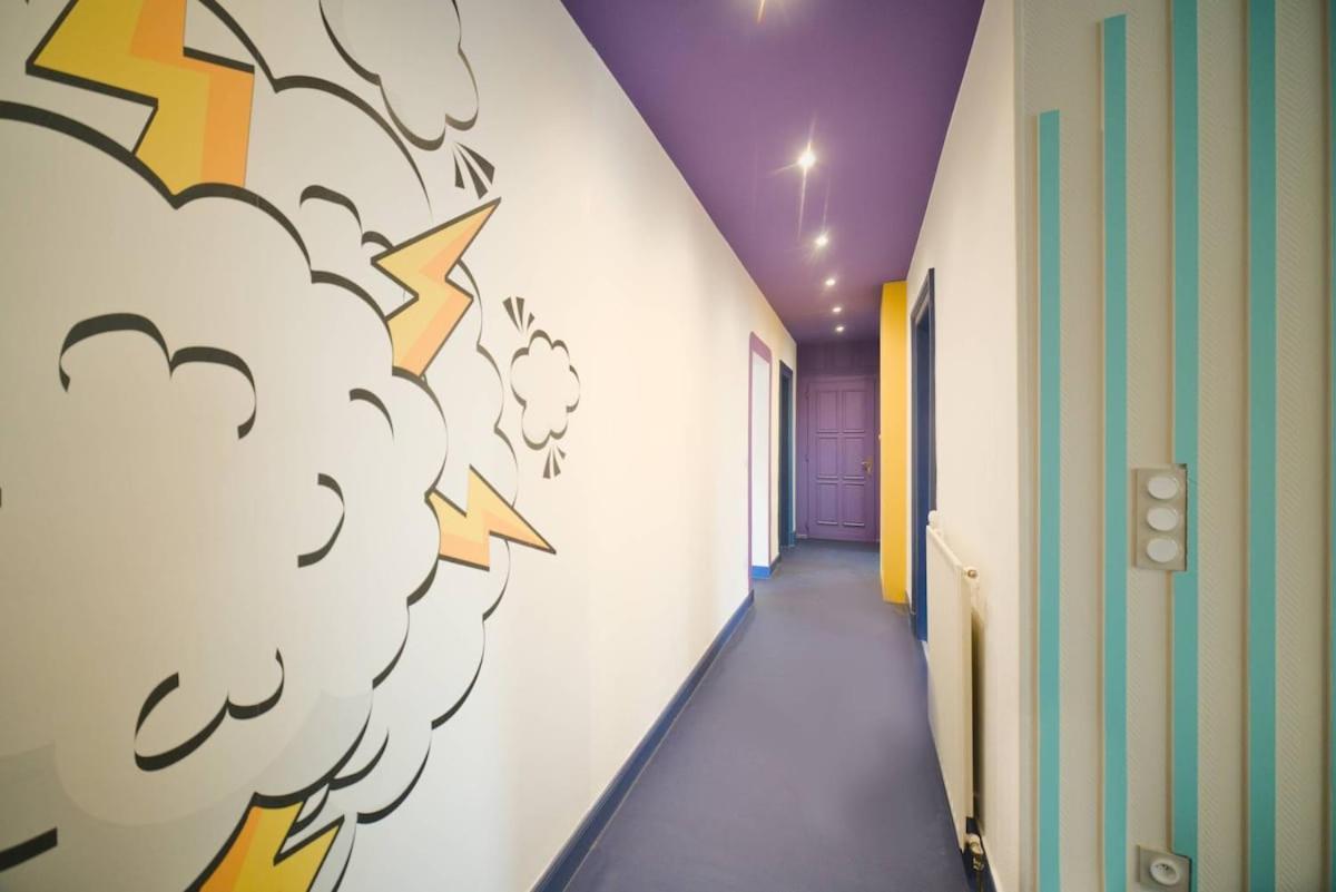 Popart Insolite Jacuzzi,sauna & Parking Free Appartement Mulhouse