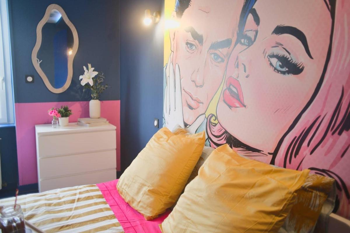Popart Insolite Jacuzzi,sauna & Parking Free Mulhouse