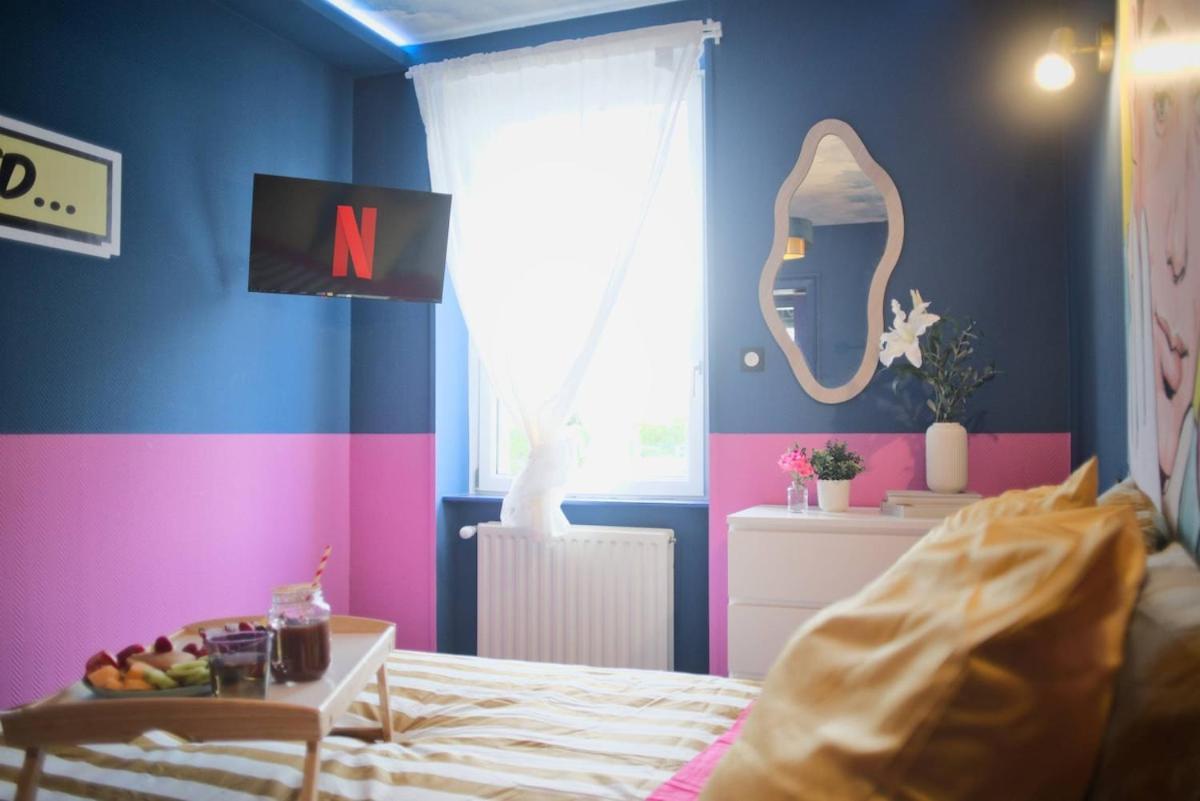 Popart Insolite Jacuzzi,sauna & Parking Free * Mulhouse